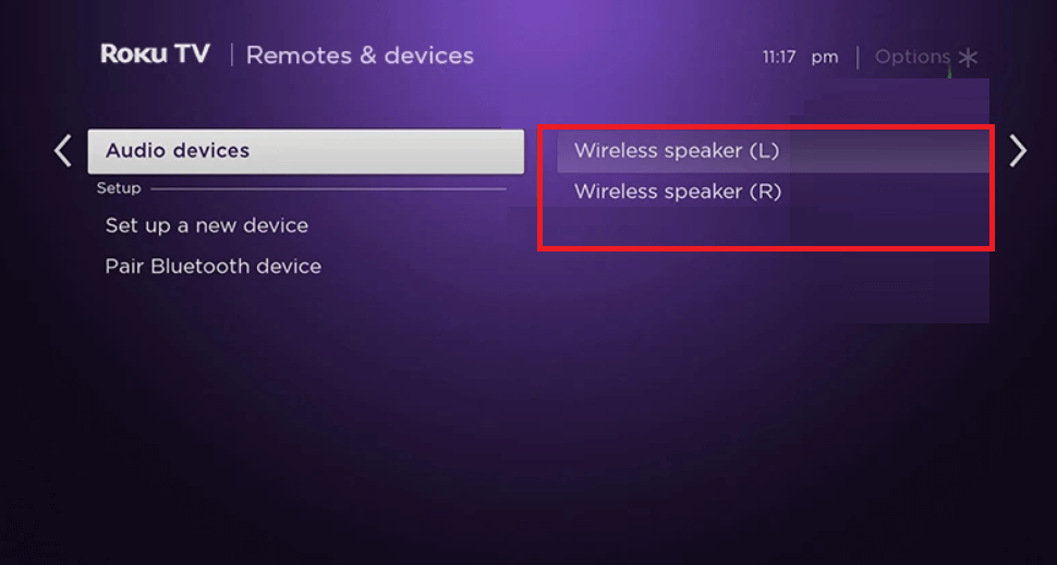 How to Connect Vizio Soundbar to Roku TV - Select the Bluetooth Device