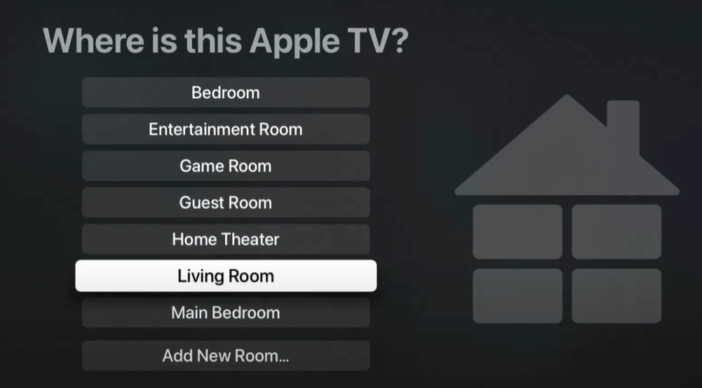 Choose the TV Room