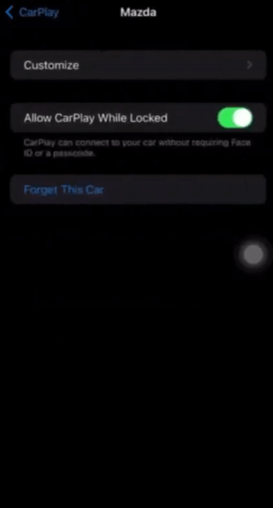 Click on Customize to Add YouTube Music on Apple CarPlay