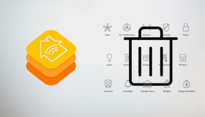Delete Apple HomeKit Accessory