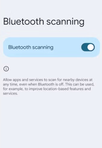 Enable Bluetooth on Mobile