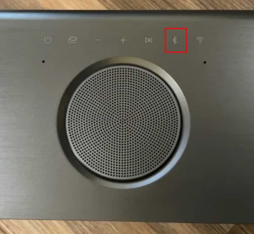 How to Connect LG Soundbar to Alexa - Tap the Bluetooth Button