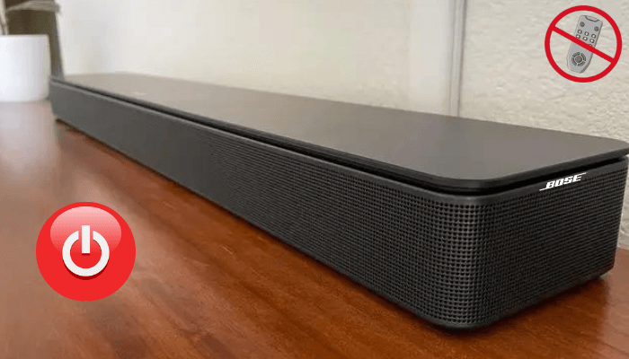 Turn On Bose Soundbar Without Remote