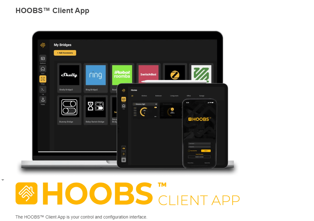 Tuya on HomeKit - HOOBS Client App