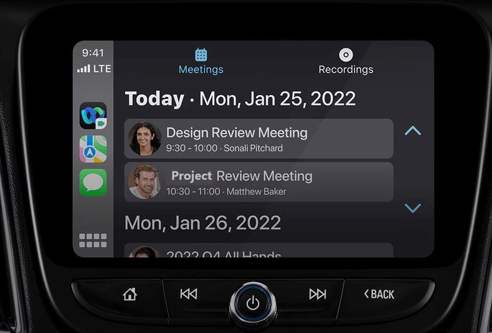 Webex Interface