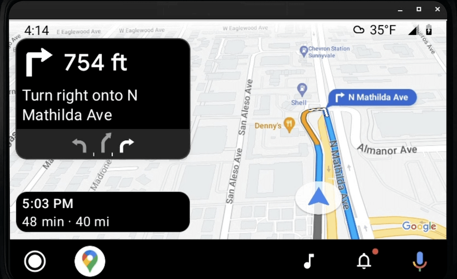 Accessing Google Maps on Android Auto