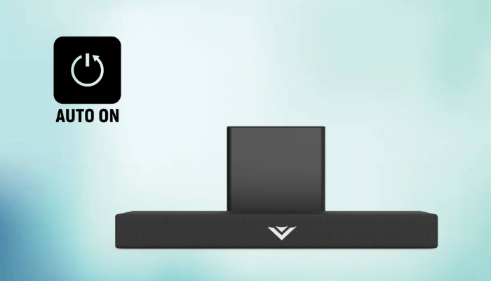 Enable Vizio Soundbar Auto On