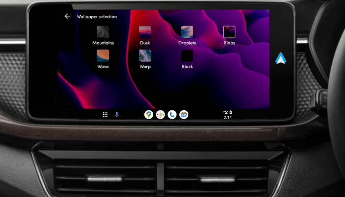 Change Wallpaper on Android Auto