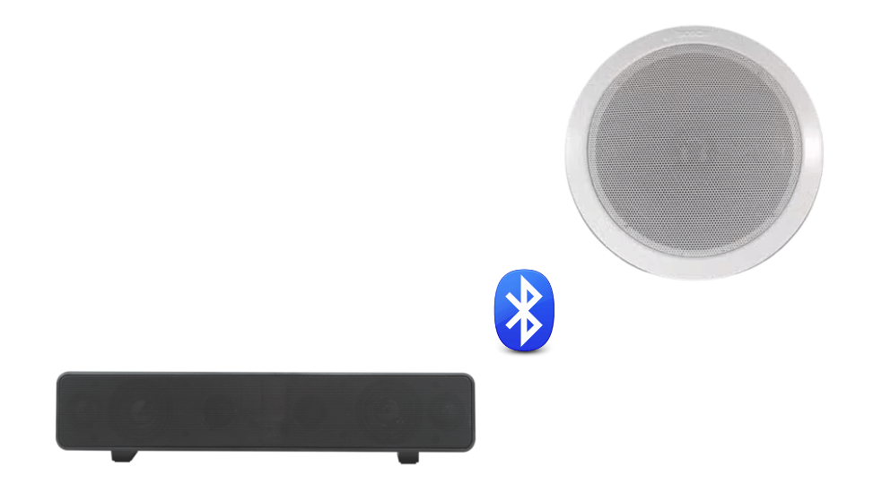 Connect Ceiling Speakers to Soundbar via Bluetooth