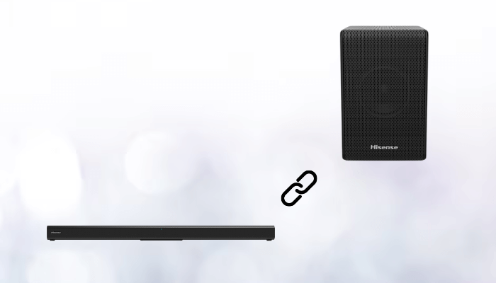 Connect Hisense Soundbar to Subwoofer