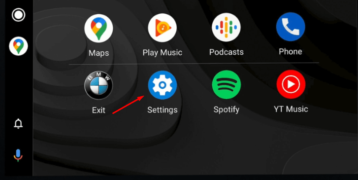 Launch Settings to Change Wallpaper on Android Auto