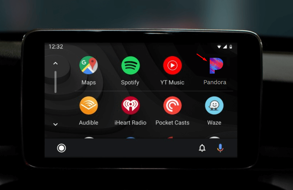 Launch the Pandora on Android Auto