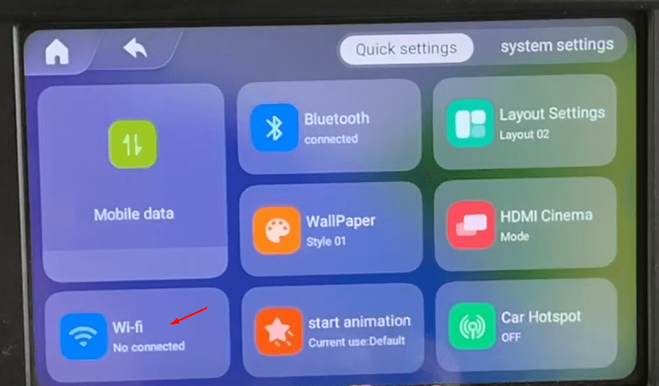 Select WiFi to Access Magic Box on Apple CarPlay