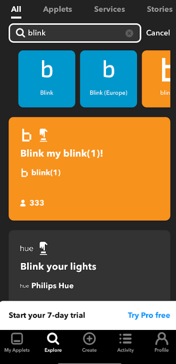 Search for Blink to Add Camera to HomeKit