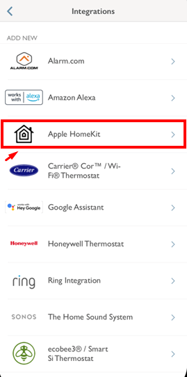 Choose HomeKit to Add Lutron Devices to HomeKit