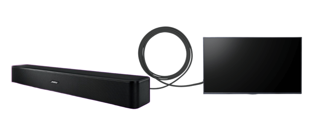 Connect Bose Soundbar to TV via Cable