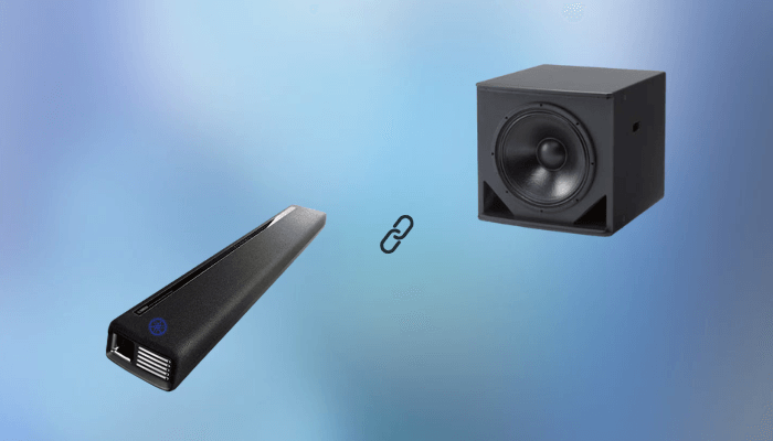 Connect Yamaha Soundbar to Subwoofer