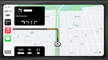 Using Uber Driver on CarPlay
